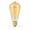 LBDE27ST64GD2 LED-Filamentlamp E27 | ST64 | 3.8 W | 250 lm | 2100 K | Dimbaar | Extra Warm Wit | Retrostijl | 1 Stuks