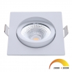 POLED4750 LED inbouwspot 5W DimToWarm 85mm 36gr vierkant verstelbaar wit