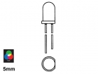 LED5GLN LOW-COST LED 5mm GROEN DIFFUUS - 20mcd