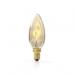 LEDBTFE14CAN LED-Filamentlamp E14 | Kaars | 3 W | 100 lm | 2000 K | Warm Wit | Retrostijl | Aantal lampen in verpakking: 1 Stuks | Goud