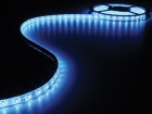 LEDS01B KIT MET FLEXIBELE LEDSTRIP INCL. VOEDING - BLAUW - 300 LEDS - 5m - 12Vdc