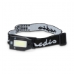 LHLR05WBK LED hoofdlamp | Batterij Gevoed / USB Gevoed | 3.7 V DC | Incl. batterij(en) | Oplaadbaar | Nominale lichtstroom: 180 lm | Lichtbereik: 20 m
