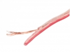 KN-LSP01RMTR Luidsprekerkabel transparant 2 x 0,4 mm² OFC koper