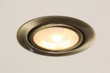 KA300239 Meubelinbouwspot geborsteld brons, 12V 10W G4-fitting