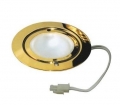 DL-9676/GD Meubelinbouwspot metaal, goud 12V 10W G4-fitting