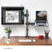 MMSISNB110BK Monitorbeugel voor Bureaus | Notebook | 1 Scherm | 15 - 32 " | 75x75 / 100x100 | Interactief