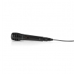 MPWD15BK Bedrade Microfoon | Cardioïde | Afneembare Kabel | 5.00 m | 80 Hz - 12 kHz | 600 Ohm | -75 dB | Aan/uit knop | Inclusief reiskoffer | ABS / Aluminium | Zwart