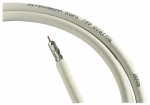 BK17360 Hirschmann KOKA799 coax dubbel afgeschermd wit per meter