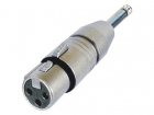 NA2FP 3-PIN XLR VROUWELIJK NAAR MONO 1/4" JACK