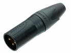 NTR-NC3MXX-B XLR cable plug 3 N/A XX soldeer connecties Zwart