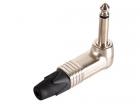 NP2RCS NEUTRIK - JACK PLUG CONNECTOR, 2-POLIG MANNELIJK, 6.3mm, 90°, VERNIKKELD