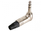 NP3RCS NEUTRIK - JACK PLUG CONNECTOR, 3-POLIG MANNELIJK, 6.3mm, 90°, VERNIKKELD