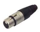 NTR-NC4FX Neutrik 4-polige XLR Connector Female Metaal