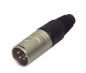 NTR-NC4MX Neutrik 4-polige XLR Connector Male Metaal Zilver