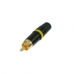 NTR-NYS373-4 Composiet Video Connector RCA Male Male Zwart