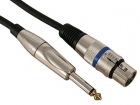 PAC112 XLR-KABEL - XLR VROUWELIJK naar JACK 6.35 mm - MONO - 10 m