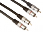 PAC204T025 2 x RCA AUDIO PLUG NAAR 2 x RCA AUDIO PLUG / PROFESSIONEEL / 2.50m