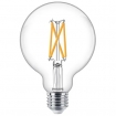 BK26777 Philips LED Globelamp E27 93mm Filament Helder 5.9W 806lm - 927 Zeer Warm Wit 