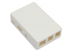 PICASE1W BEHUIZING VOOR RASPBERRY PI B - WIT - VOOR RASPBERRY PI B+, 2B en 3B