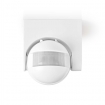 PIROO20WT Bewegingsdetector | Binnen- en Buitenshuis | 3-Wire | Type-F (CEE 7/7) | 180 ° | 5 - 300 W | 300 W | 1200 W | 3 - 2000 Lux | Sensortechnologie: PIR | Sensorbereik: 0.0 - 12.0 m