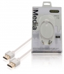 PROM1211 High Speed HDMI kabel met Ethernet HDMI-Connector - HDMI-Connector 1.00 m Wit