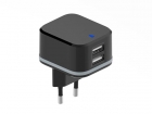 PSS6EUSB35B COMPACTE LADER MET 2 USB-AANSLUITINGEN - 5 V - 3.4 A max. ( 2.4 + 1 A ) - 17 W max.