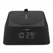JJ250-58096 Q-Box FM Wekker - Bluetooth Luidspreker - Qi Powerbank (Zwart)