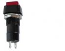 R1823A/125 R18-23A DRUKSCHAKELAAR OFF-ON ROOD 3A/125V