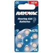 RAY-675B Zinc-Air Batterij PR44 1.4 V 6-Blister