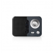 RDFM1300GY FM-Radio | Draagbaar Model | FM | Batterij Gevoed / Netvoeding | Analoog | 2.4 W | Zwart-Wit Scherm | Bluetooth® | Koptelefoonoutput | Handgreep | Grijs / Zwart