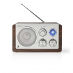 RDFM5110BN FM-Radio | Tafelmodel | FM | Netvoeding | Analoog | 15 W | Bruin