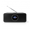 RDIN4000BK Internetradio | Tafelmodel | Bluetooth® / Wi-Fi | FM / Internet | 2.4 " | Kleurenscherm | 42 W | Afstandbestuurbaar | App-gestuurd | Koptelefoonoutput | Wekker | Slaaptimer | Zwart