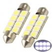 SYCMS1322 LED 12V VERVANGER 36MM BUISLAMP 8 LEDS