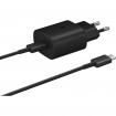 MK1090793 Samsung USB-C Fast Charger 25W Zwart - EP-TA800XB (met kabel)