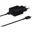 MK1091025 Samsung USB-C 15W Snellader met kabel (Zwart) - EP-T1510XB