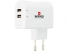 SKR2800111 USB-LADER MET EUROSTEKKER - 2 POORTEN - 3.4 A