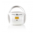 SPBB100WT CD-Speler Boombox | Batterij Gevoed / Netvoeding | Stereo | 9 W | Bluetooth® | FM | USB-weergave | Handgreep | Wit