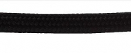 FT71010209 Stofkabel 2x0,75mm² mat per meter zwart