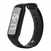 SYCA0145B Siliconen Polsband Pedometer / Stappenteller
