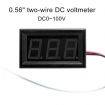 SYETP1106R DIGITALE PANEELMETER INBOUW 0-30Vdc ROOD