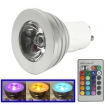 SYLED1402 3W RGB LED-spot GU10 incl. afstandsbediening