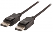 SYMAC0240 DisplayPort-aansluitkabel male - male 2 meter zwart