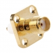 SYPC3626 Gold Plated Chassis SMA Female
