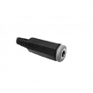 TGEKST254 4-POLIGE 2.5MM VROUWELIJKE JACK PLUG PVC