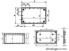 TKCP2G COVER BEHUIZING - GRIJS 110 x 70 x 53.9mm