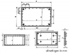 TKCP3G COVER BEHUIZING - GRIJS 160 x 96 x 66.9mm