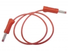 TLM27R KABEL MET BANAANPLUGGEN / ROOD 50cm