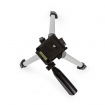 TPOD2200GY Statief | Maximaal draagvermogen: 3.0 kg | Minimale werkhoogte: 48 cm | Maximale werkhoogte: 133 cm | 3 Segmenten | Pan & Tilt | Inclusief reistas | ABS / Aluminium | Zilver / Zwart
