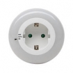 BK85751 LED nachtlamp + sensor met stekker doorvoer