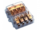 TS205081 US Blaster 4-voudig distributieblok laagspanning met zekeringhouders
